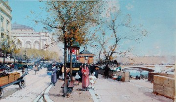 Escenas de París 04 Eugene Galien Pinturas al óleo